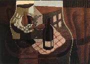 Juan Gris The small round table in front of Window Sweden oil painting artist